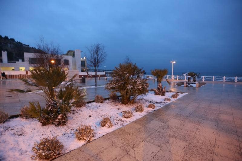 Fotos: La nieve llega a la comarca de Avilés