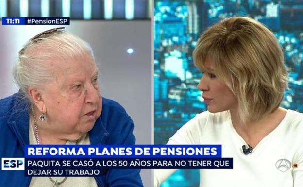 La polémica entrevista de Susanna Griso a una anciana