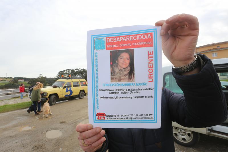 El 112 se ha hecho cargo del dispositivo de búsqueda de la desaparecida Concepción Barbeira, de quien no se sabe nada desde el viernes 2 de marzo.