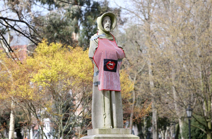 Varias esculturas de la región se suman a la reivindicación