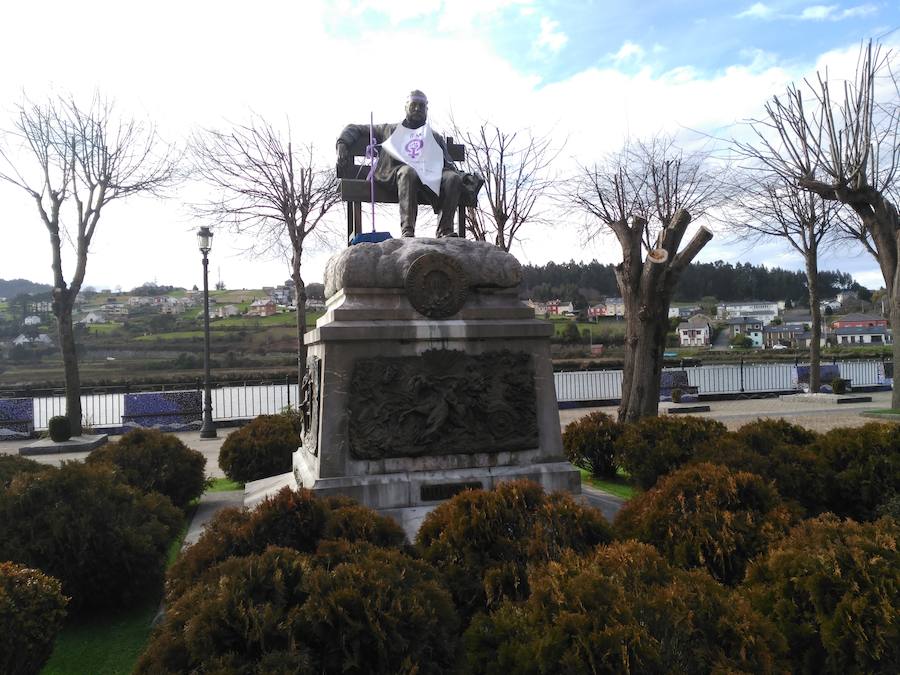 Varias esculturas de la región se suman a la reivindicación