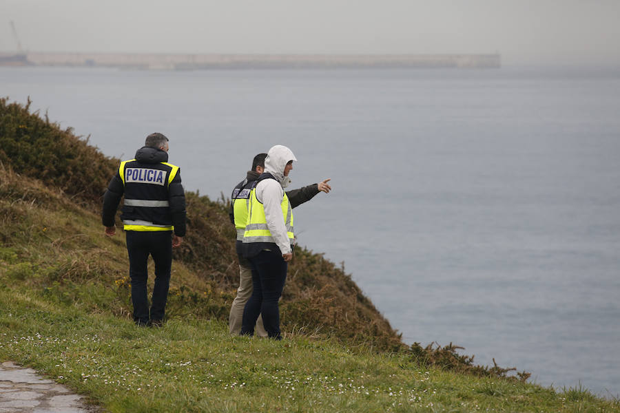 Fotos: Dispositivo de búsqueda en Gijón de Lorena Torrre, la mujer desaparecida