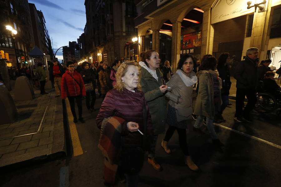 Asturias celebra el Día Internacional de la Mujer en las calles de Gijón en la primera huelga general feminista convocada bajo el lema 'Si nosotras paramos, se para el mundo'