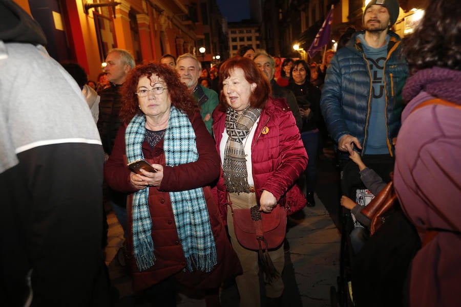Asturias celebra el Día Internacional de la Mujer en las calles de Gijón en la primera huelga general feminista convocada bajo el lema 'Si nosotras paramos, se para el mundo'