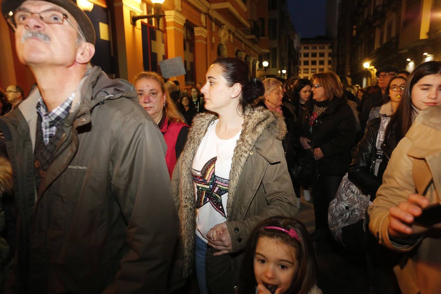 Asturias celebra el Día Internacional de la Mujer en las calles de Gijón en la primera huelga general feminista convocada bajo el lema 'Si nosotras paramos, se para el mundo'