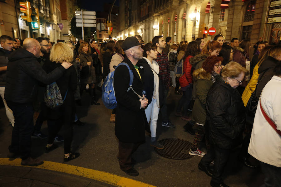 Asturias celebra el Día Internacional de la Mujer en las calles de Gijón en la primera huelga general feminista convocada bajo el lema 'Si nosotras paramos, se para el mundo'