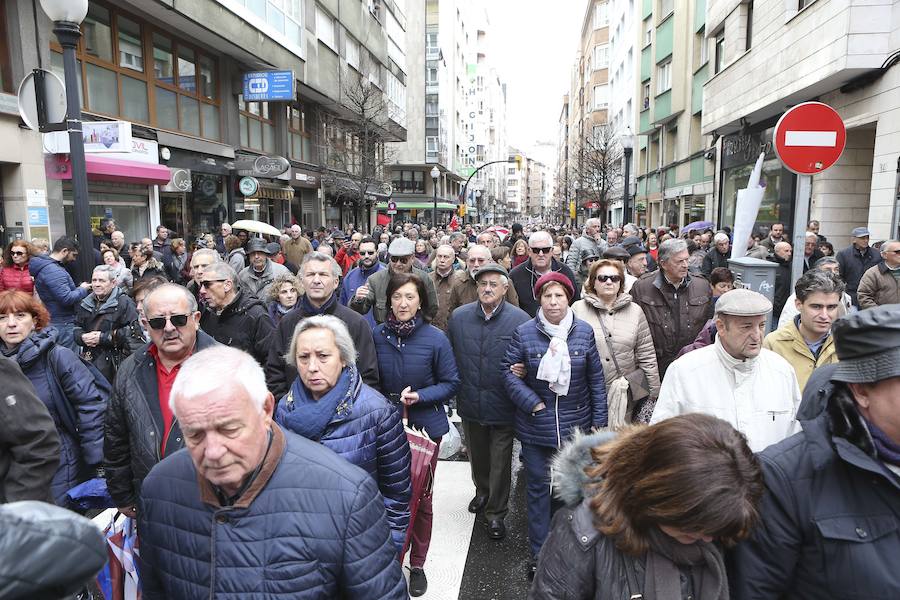 Fotos: Los pensionistas asturianos se manifiestan en Gijón por una pensión digna