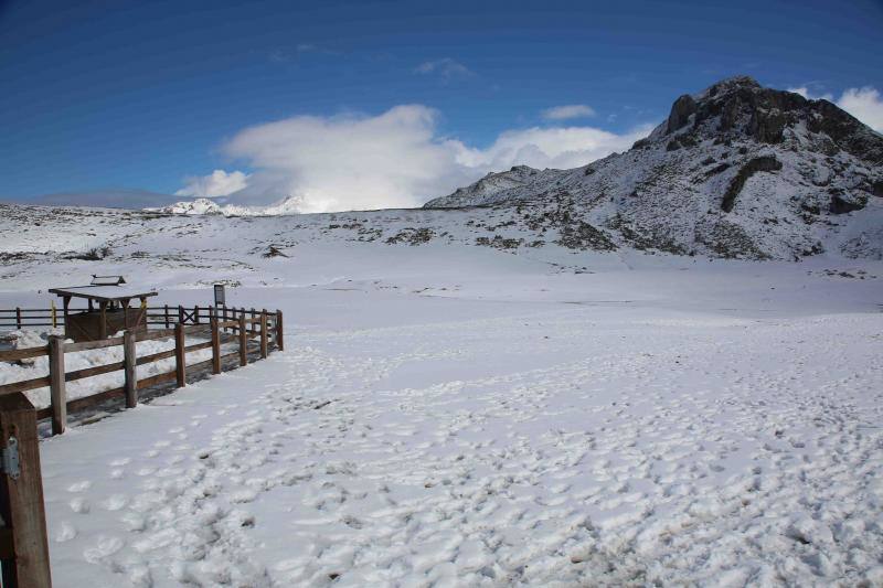 Fotos: Fin de semana de nieve en los Lagos