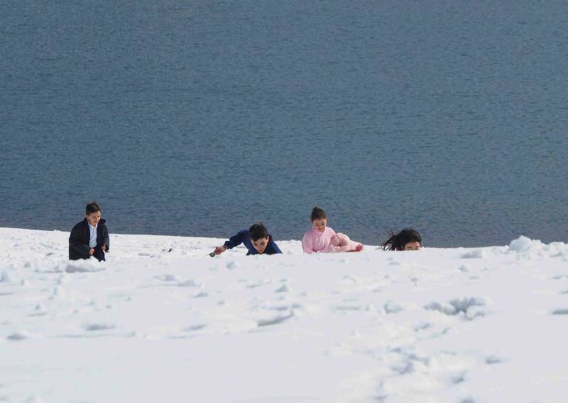 Fotos: Fin de semana de nieve en los Lagos