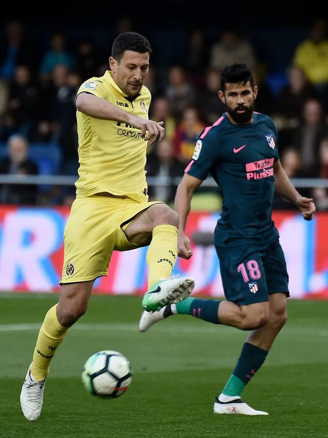 Las mejores imágenes del aprtido de la 29ª jornada entre el Villarreal y el Atlético, en el estadio de La Cerámica. 