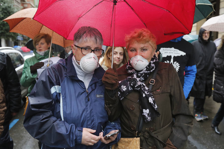 Fotos: Miles de personas se concentra en Gijón contra la contaminación en Asturias