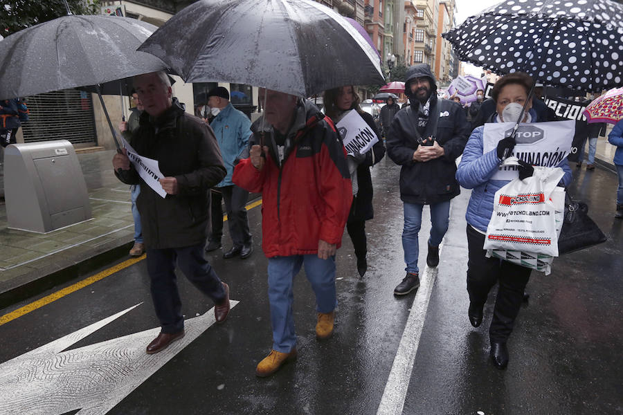 Fotos: Miles de personas se concentra en Gijón contra la contaminación en Asturias