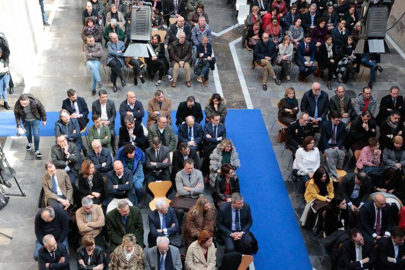 El acto tuvo lugar en el patio del Centro de Cultura Antiguo Instituto y estuvo presidido por la alcaldesa de Gijón, Carmen Moriyón, y el director de Ser Gijón y Ser Avilés, Pablo González-Palacios.