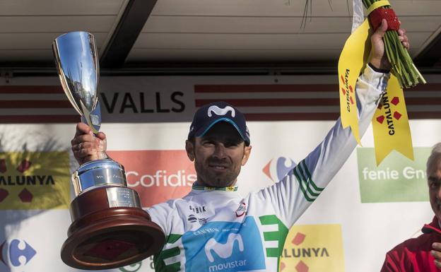 Alejandro Valverde recupera el liderato de la Vuelta a Cataluña. 