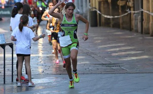 El casco histórico alberga el cicuito del duatlón. 