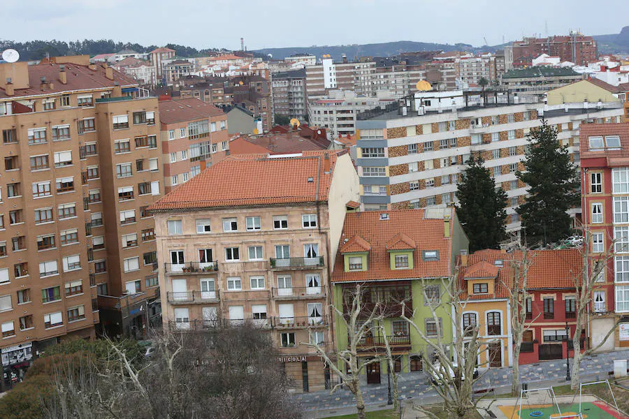 Imágenes tomadas desde los lugares más altos de la ciudad. Carbayedo.