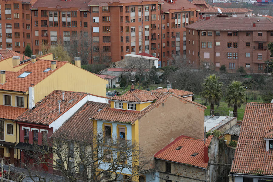 Imágenes tomadas desde los lugares más altos de la ciudad. Carbayedo.