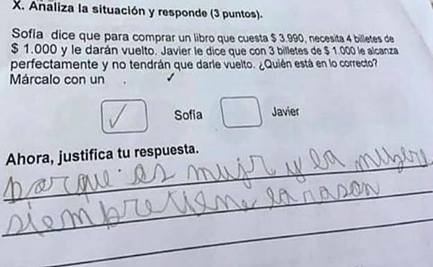 La insólita respuesta de un alumno que dejó sin habla a su profesor