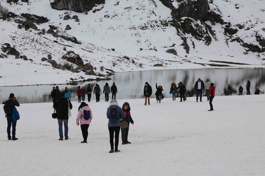 Fotos: Los turistas abarrotan el oriente asturiano