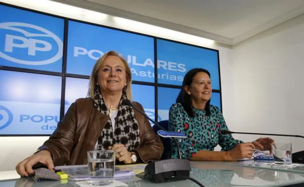 Mercedes Fernández y Susana López Ares.