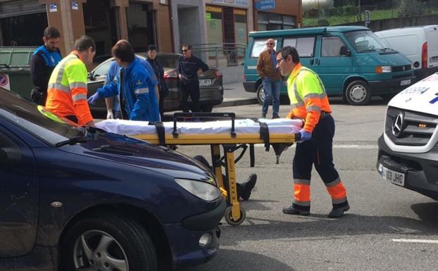 Dos motoristas heridos en la calle del Carmen y en Gutiérrez Herrero