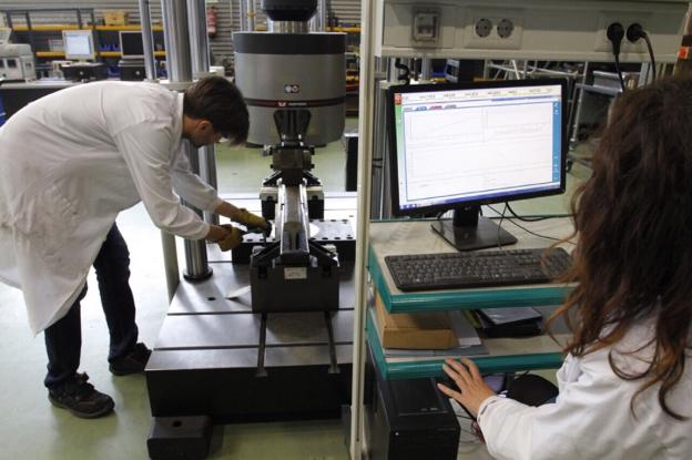 Actividad en las instalaciones de la Fundación ITMA. 