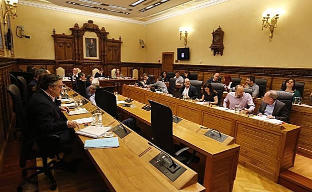 Pleno del Ayuntamiento de Gijón.