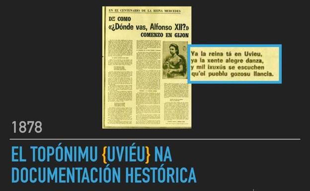 Iniciativa pol Asturianu defiende que 'Uviéu' «aparece en textos del año 1832» 