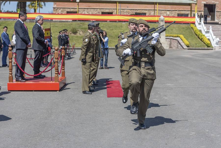 El delegado del Gobierno en Asturias, Mariano Marín, asiste al acto de conmemoración del XXX aniversario de la Unidad de Servicios del Acuartelamiento (USAC) Cabo Noval