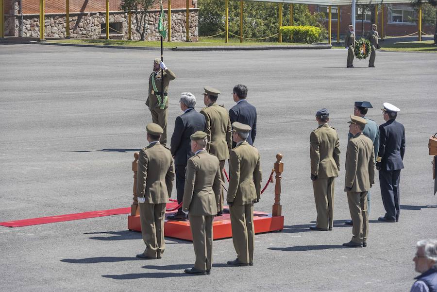 El delegado del Gobierno en Asturias, Mariano Marín, asiste al acto de conmemoración del XXX aniversario de la Unidad de Servicios del Acuartelamiento (USAC) Cabo Noval