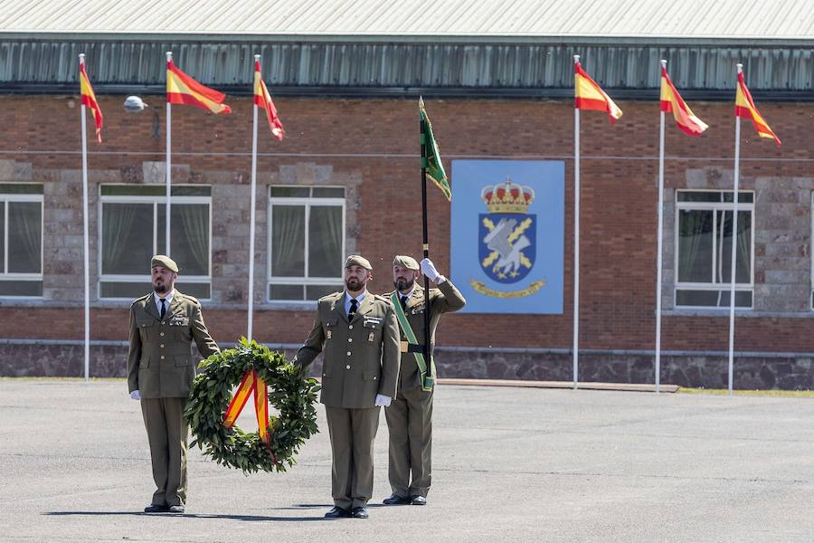 El delegado del Gobierno en Asturias, Mariano Marín, asiste al acto de conmemoración del XXX aniversario de la Unidad de Servicios del Acuartelamiento (USAC) Cabo Noval