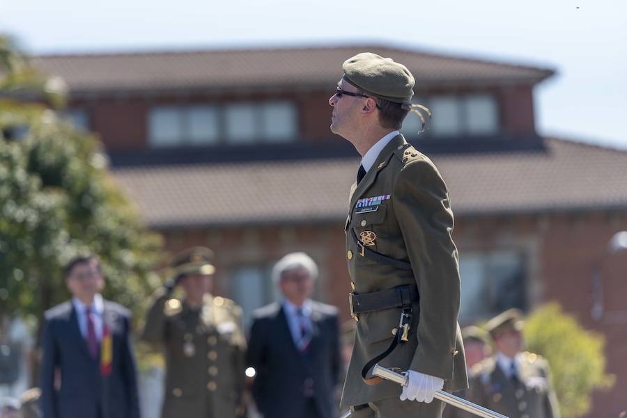El delegado del Gobierno en Asturias, Mariano Marín, asiste al acto de conmemoración del XXX aniversario de la Unidad de Servicios del Acuartelamiento (USAC) Cabo Noval