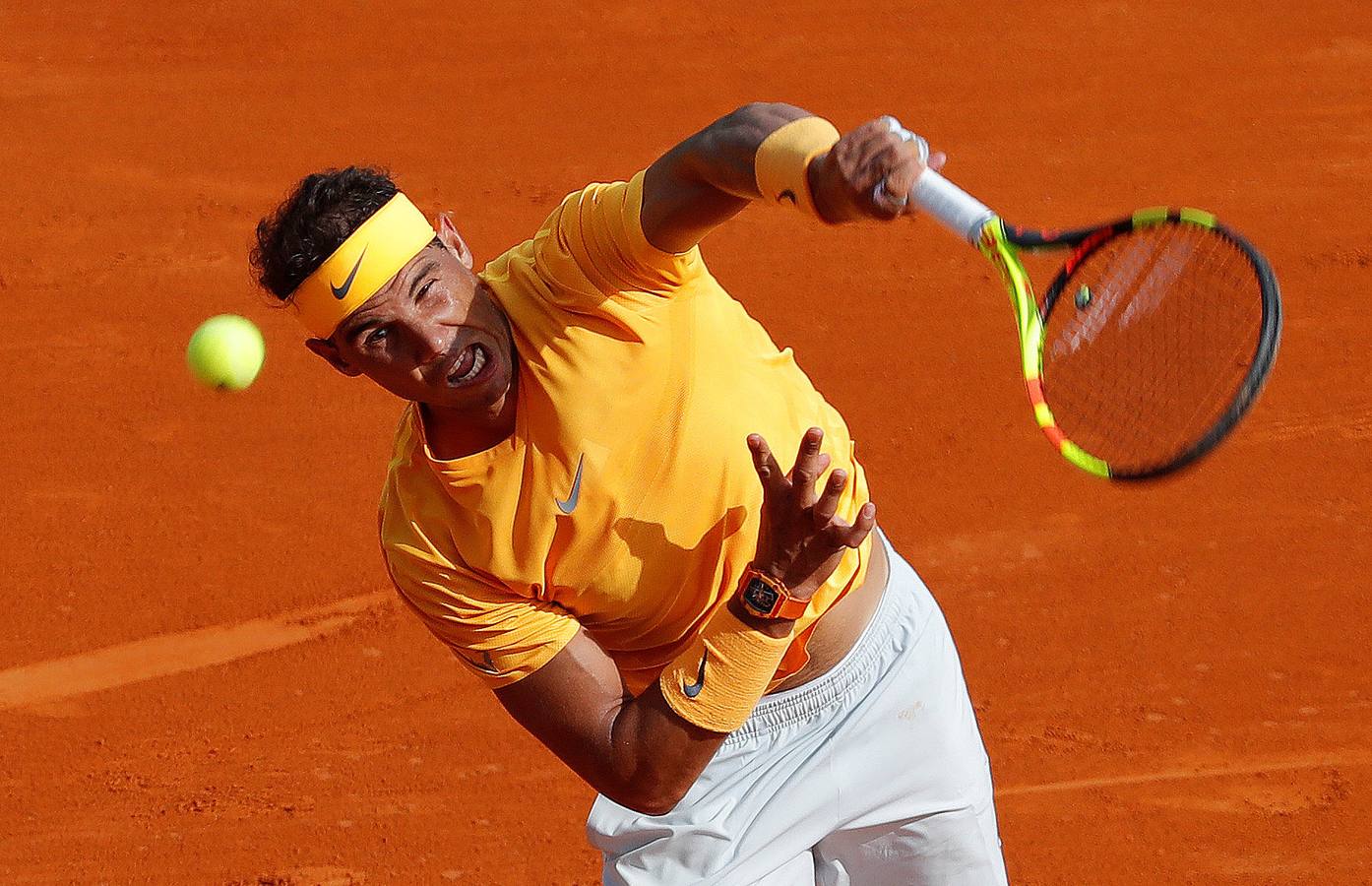 Rafa Nadal busca su undécimo título en el MAsters 1000 de Montecarlo. SU primer partido ha sido ante Bedene.