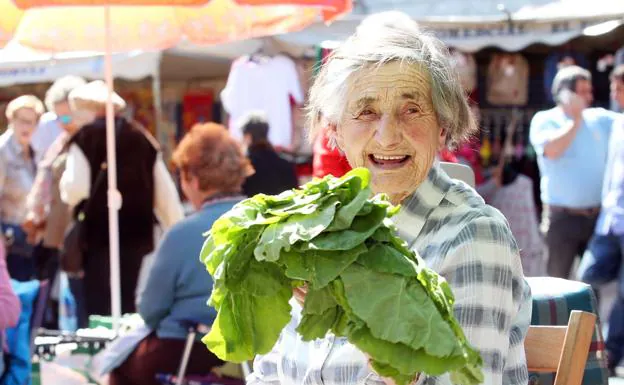 Gregoria Alonso, la 'abuela' del mercado de El Fontán