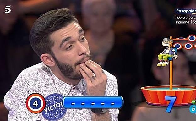 Víctor Elías, en 'Pasapalabra'.