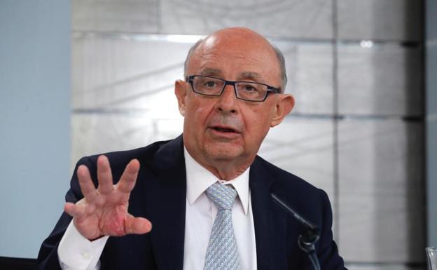 El ministro de Hacienda, Cristóbal Montoro.