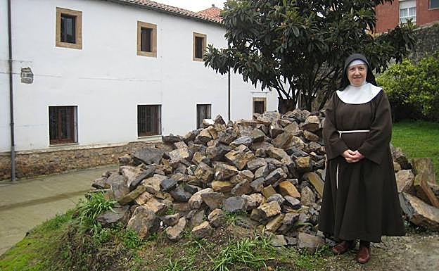 María Luisa Picado, abadesa del convento de las Clarisas de Villaviciosa.