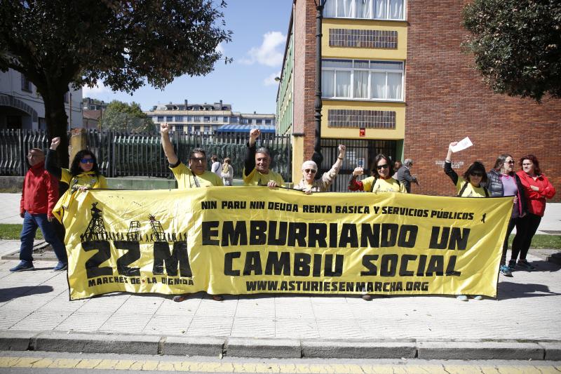 La manifestación parte del Parque Viejo de La Felguera bajo el lema «Igualdad, mejor empleo, mayores salarios, pensiones dignas»