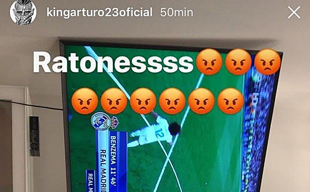 Uno de los 'stories' colgados en Instagram.