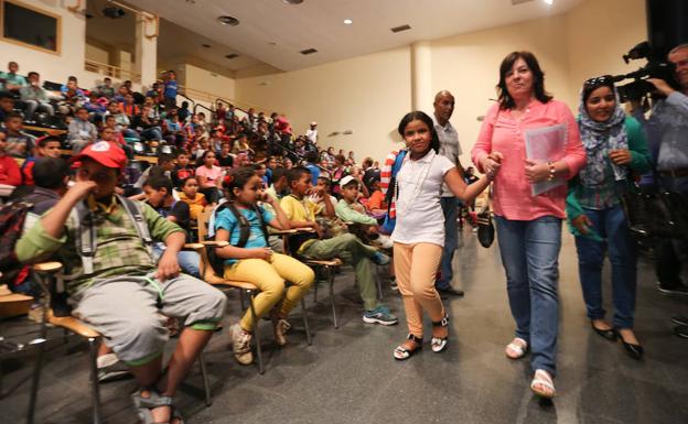 Programa de Vacaciones en Paz de niños saharauis. 