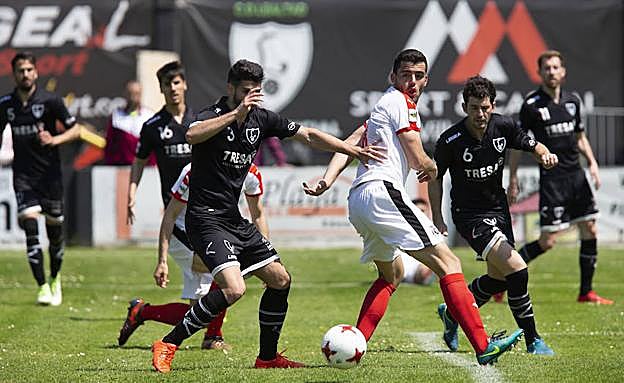 Un momento del parido.