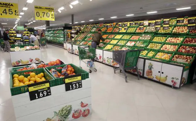 Uno de los supermercados de Mercadona en Asturias