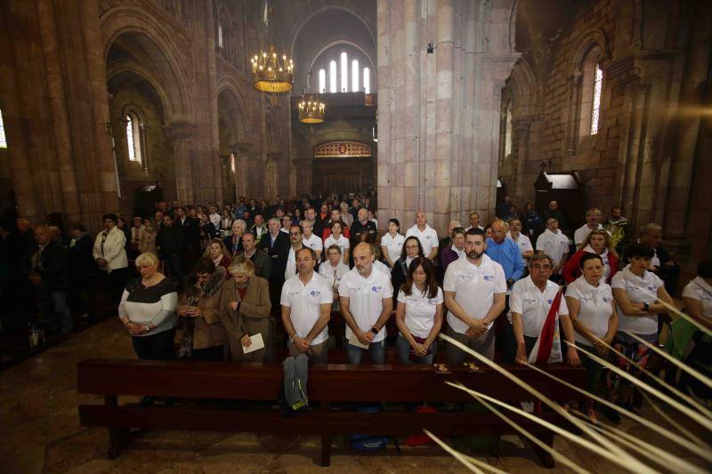 El presidente grupista, Antonio Corripio, señaló en la XXVI Marcha a Covadonga que «el reto es atraer a los niños para que ayuden a conservar estas tradiciones».