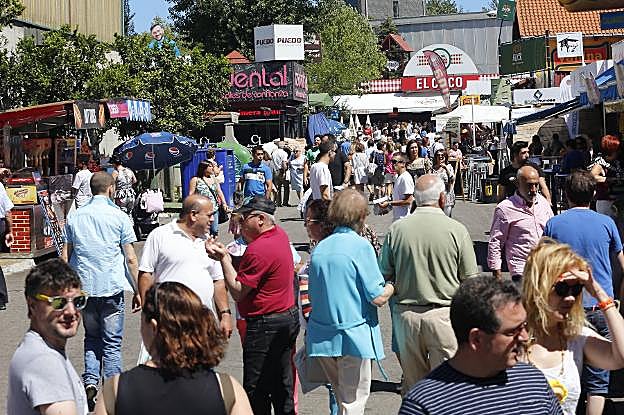 Visitantes en la Feria de Muestras el año pasado. 