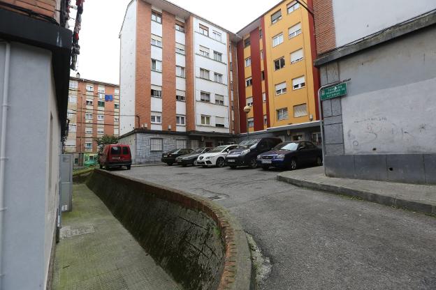 La calle David Arias, uno de los patios interiores de Versalles que será reurbanizado. 