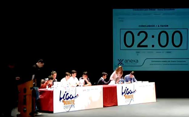 Final de la I Liga de Debate Escolar Municipal de Gijón