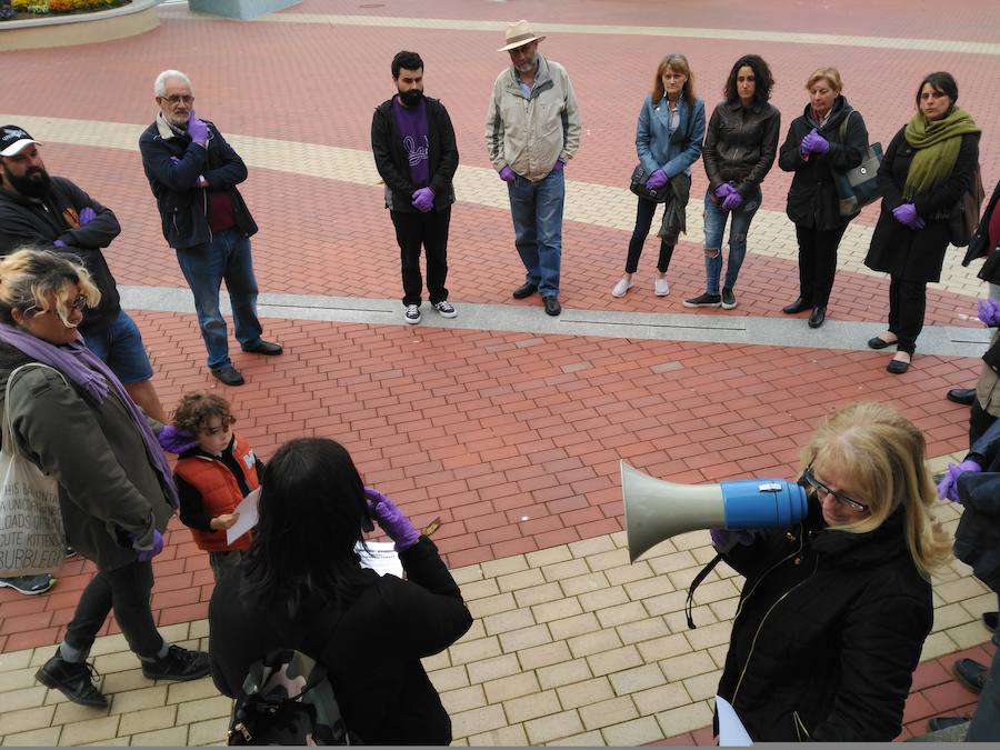 Concentraciones en las principales ciudades asturianas para reclamar el cumplimiento del pacto de Estado y más presupuesto contra la violencia machista