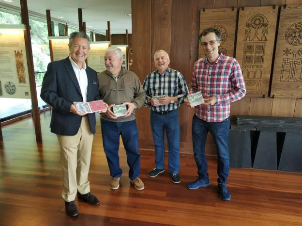 Pipo Prendes, Ramón García, Jesús Soto y Jorge Fernández. :: D. L.