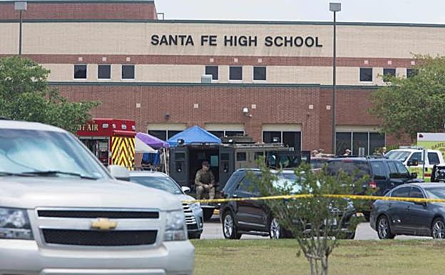 La fachada del instituto Santa Fe.