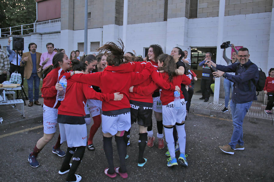 El equipo gijonés se proclama campeón por segunda vez consecutica tras vencer al Vila-Sana por 6-1.